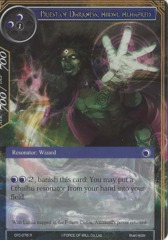CFC-076 - R - TEXTURED ART - Priest of Darkness, Abdul Alhazred