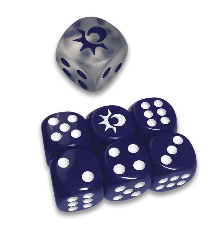Pokemon Sun & Moon Purple (Lunala) Dice