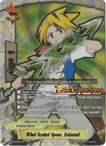 D-BT04/S001EN - SP - Wind Scaled Spear, Eskamal