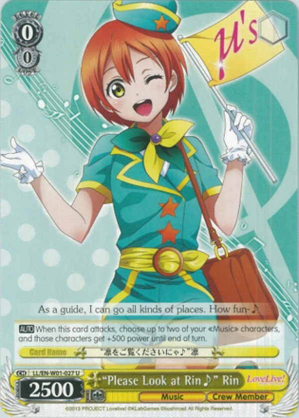 LL/EN-W01-027 U Please Look at Rin  Rin