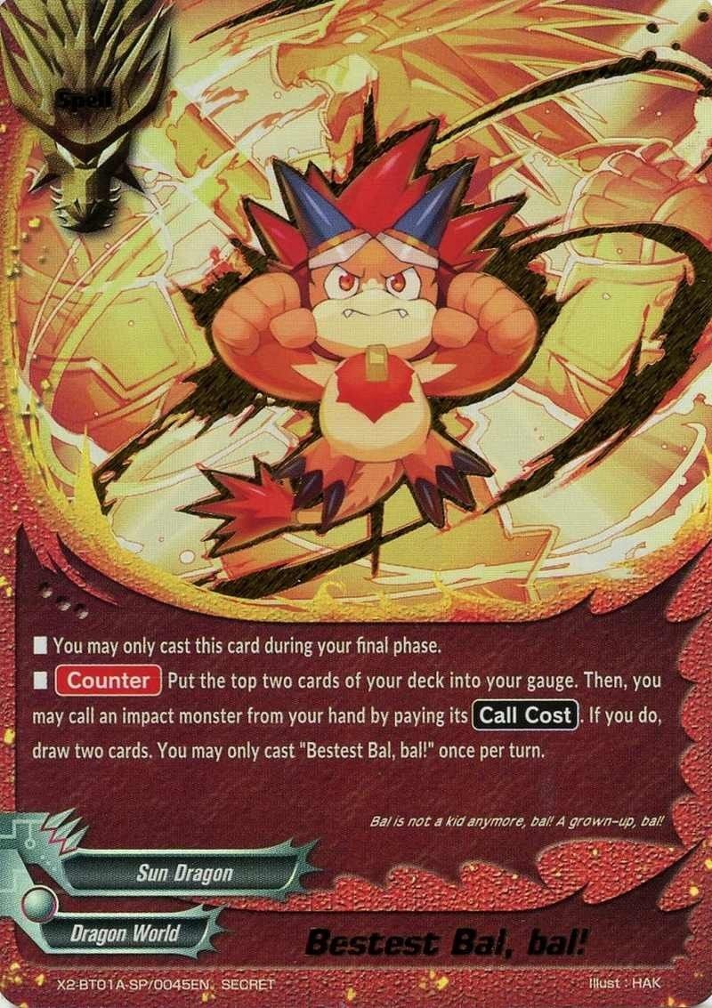 X2-BT01A-SP/0045EN - SECRET - Bestest Bal, Bal!