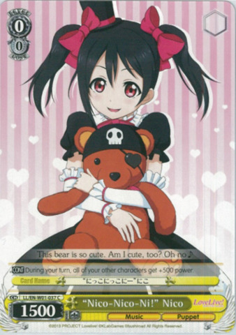 LL/EN-W01-037 C Nico-Nico-Ni !  Nico