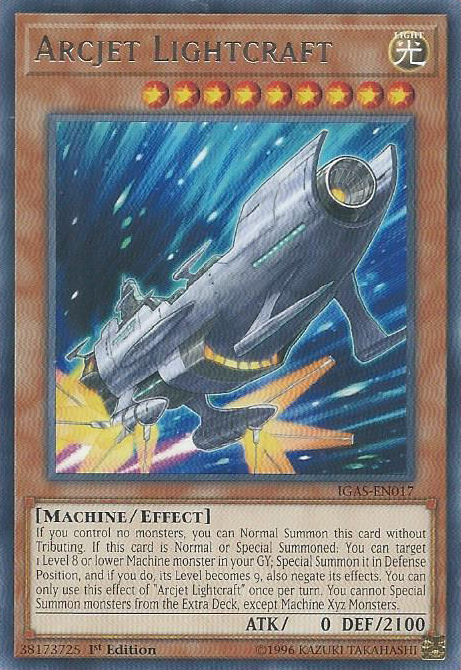 IGAS-EN017 - Arcjet Lightcraft - Rare - 1st Edition
