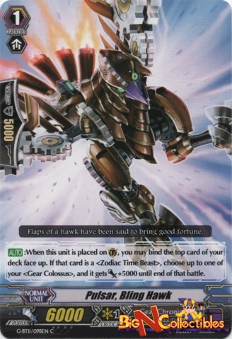 Pulsar, Bling Hawk - G-BT11/098EN - C