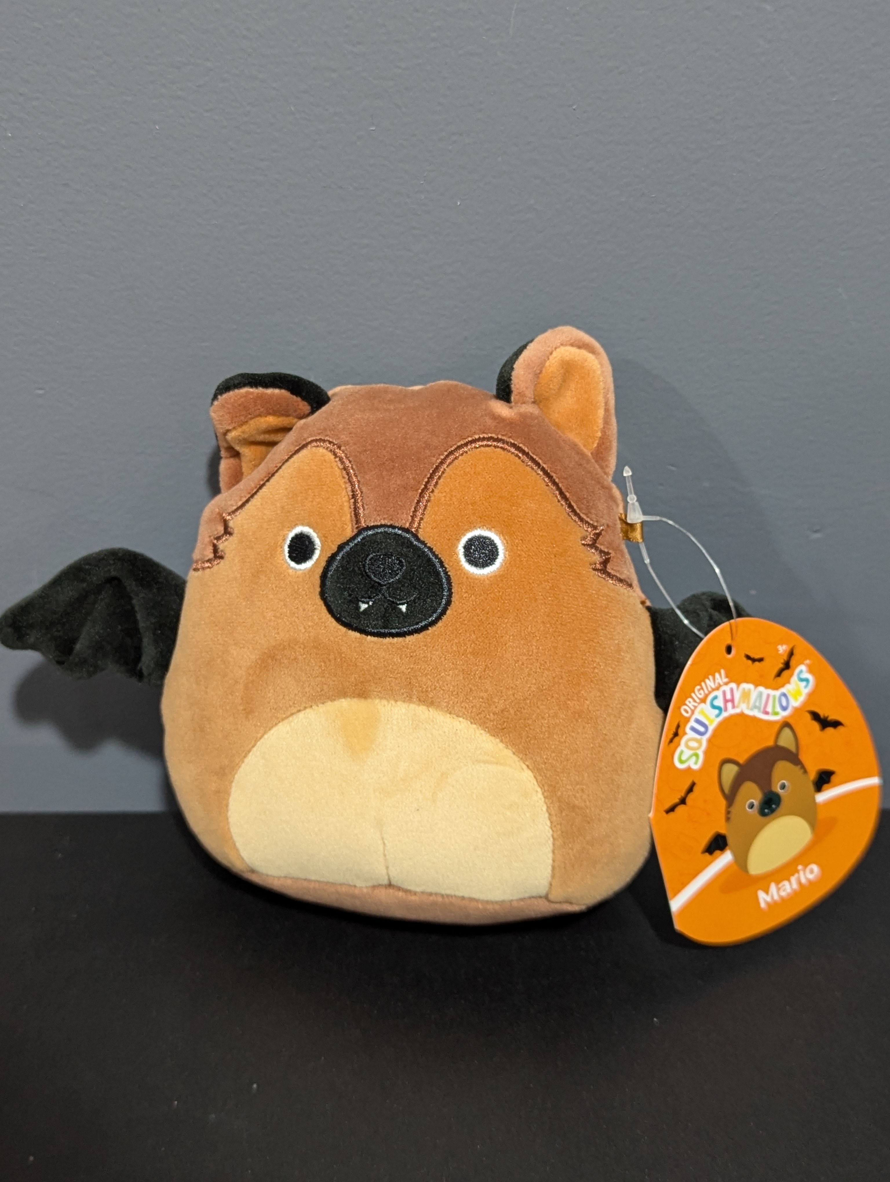 Squishmallows 5 Mario the German Shepherd Bat