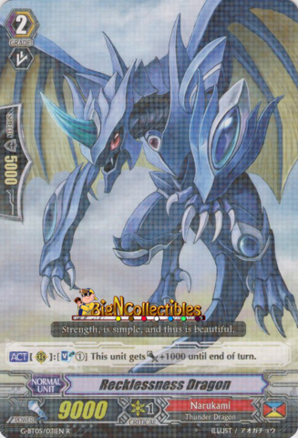 G-BT05/031EN - Recklessness Dragon - R