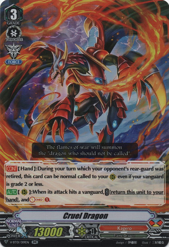 V-BT01/019EN - RR - Cruel Dragon