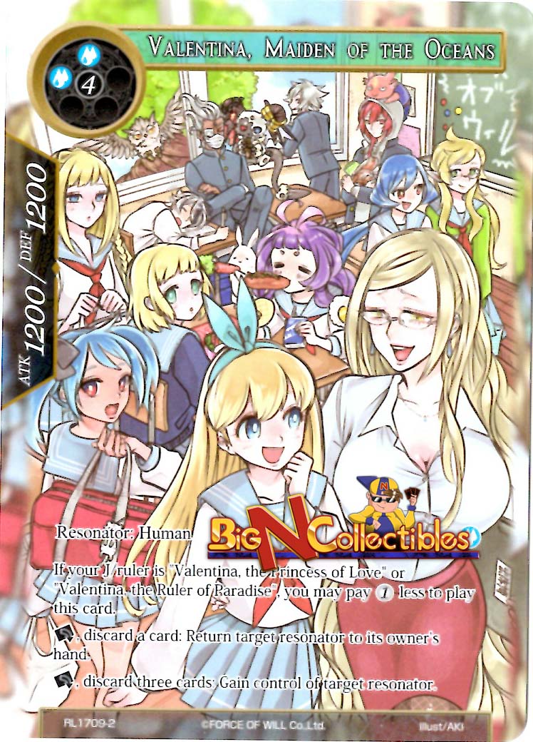RL1709-2 - Valentina Maiden of the Oceans - Full Art Promo