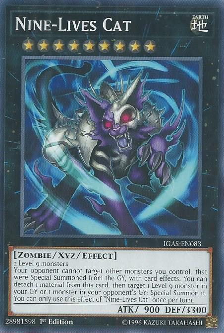 IGAS-EN083 - Nine-Lives Cat - Common - 1st Edition