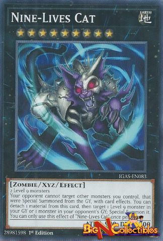 IGAS-EN083 - Nine-Lives Cat - Common - 1st Edition