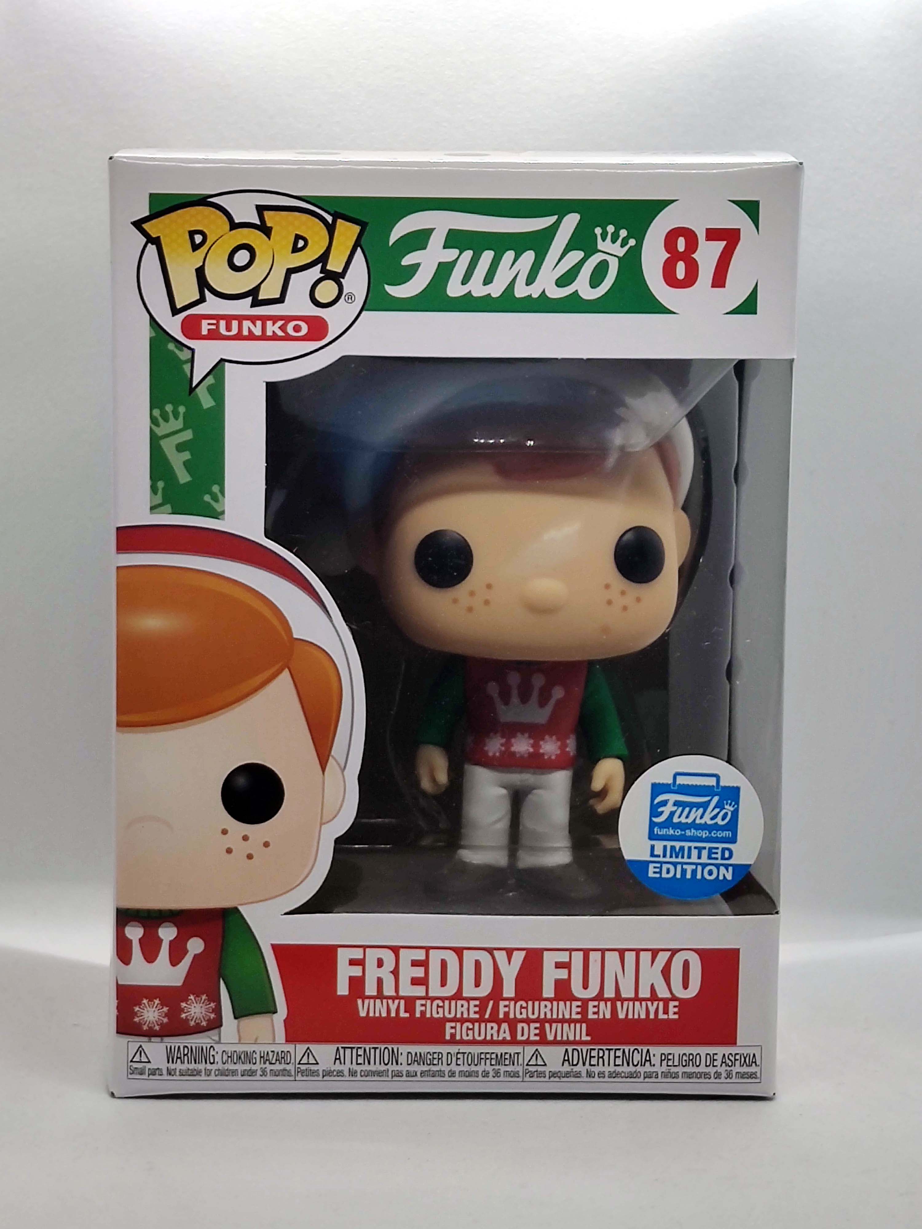 Funko Pop! Christmas Freddy Funko #87 Funko Shop Exclusive