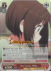 IMC/W41-E051S - SR - Our Lyrics, Miku