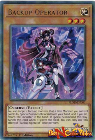 Backup Operator - FLOD-EN003 - Rare - 1st Edition