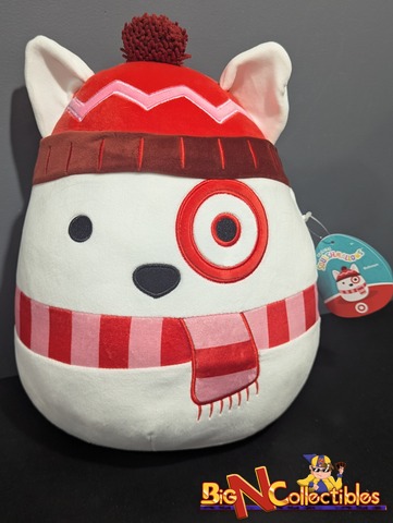 Squishmallows 12 Target Dog Bullseye Exclusive NWT