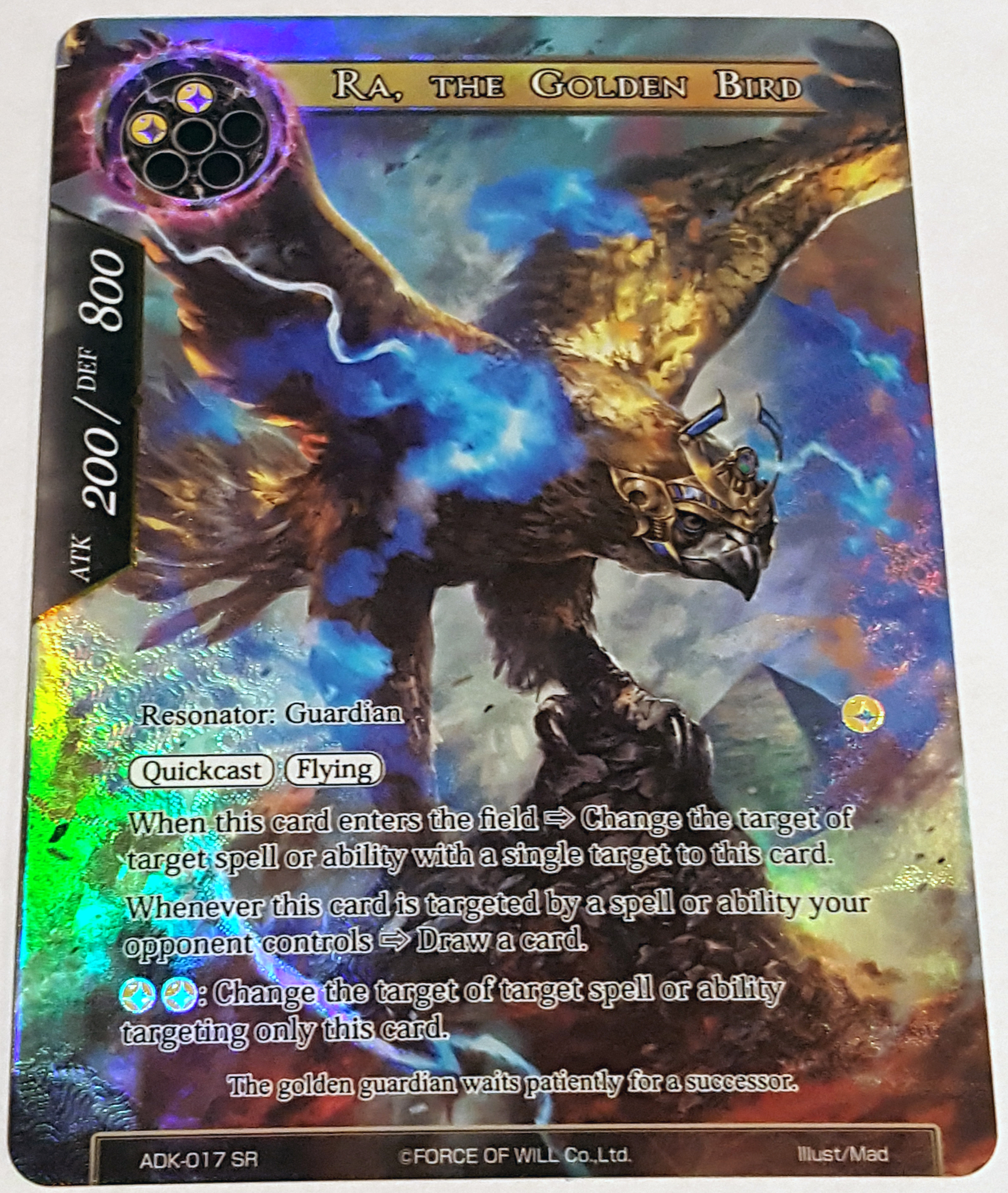 ADK-017 - SR - Full Art - Ra, the Golden Bird