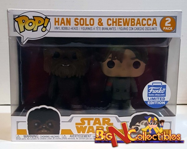 Funko Pop! Star Wars - Han Solo & Chewbacca 2-Pack Funko Shop Exclusive