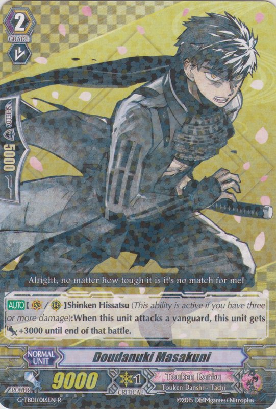 Doudanuki Masakuni - G-TB01/016EN - R
