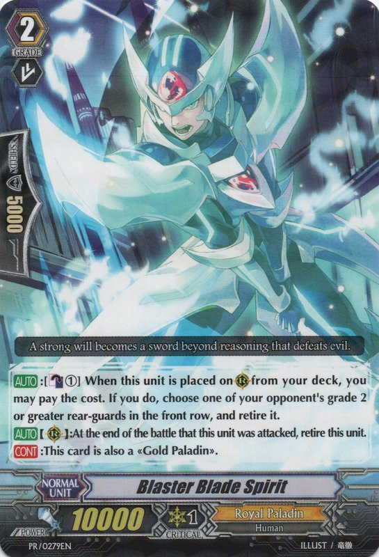 PR/0279EN Blaster Blade Spirit