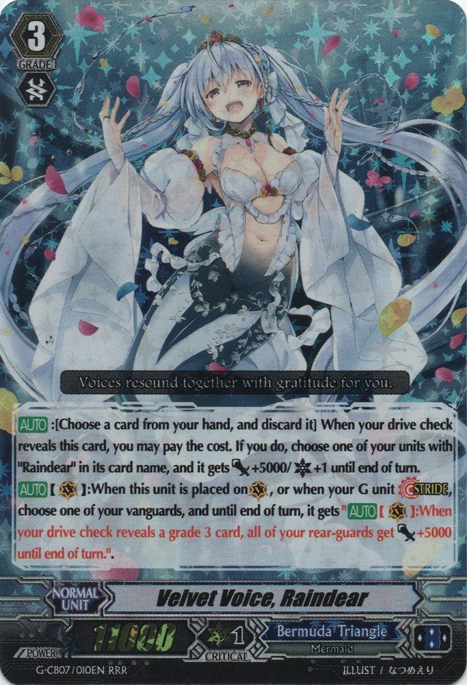 Velvet Voice, Raindear - G-CB07/010EN - RRR