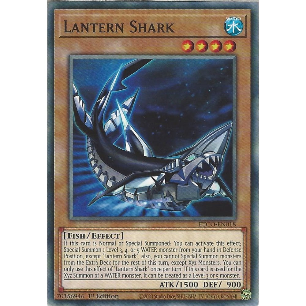 ETCO-EN018 - Lantern Shark - Common - 1st Edition