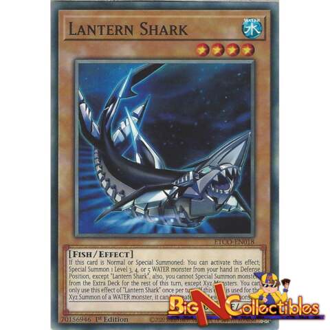 ETCO-EN018 - Lantern Shark - Common - 1st Edition