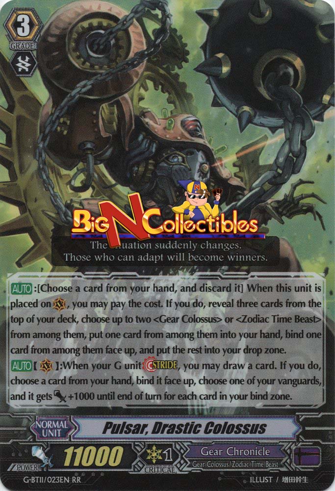 Pulsar, Drastic Colossus - G-BT11/023EN - RR