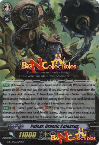 Pulsar, Drastic Colossus - G-BT11/023EN - RR