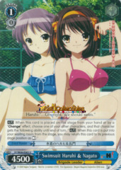 SY/W08-E083 - Swimsuit Haruhi & Nagato - U