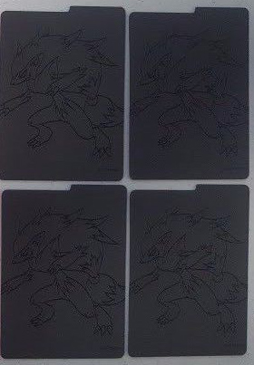 4x Dividers (Shining Legends Zoroark)