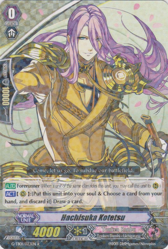 Hachisuka Kotetsu - G-TB01/023EN - R