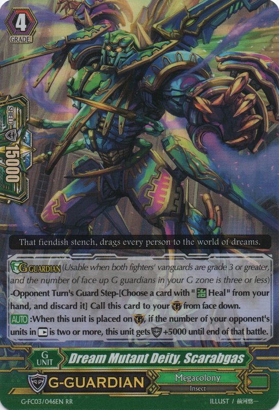 G-FC03/046EN - RR - Dream Mutant Deity, Scarabgas