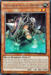 RATE-EN082 Subterror Nemesis Defender Rare 1st Ed