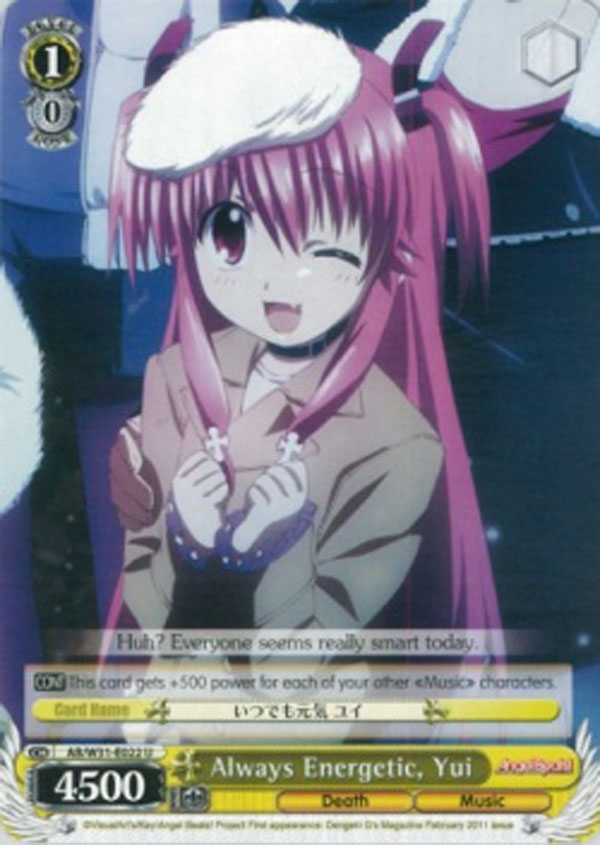 Always Energetic, Yui - AB/W31-E022 - U