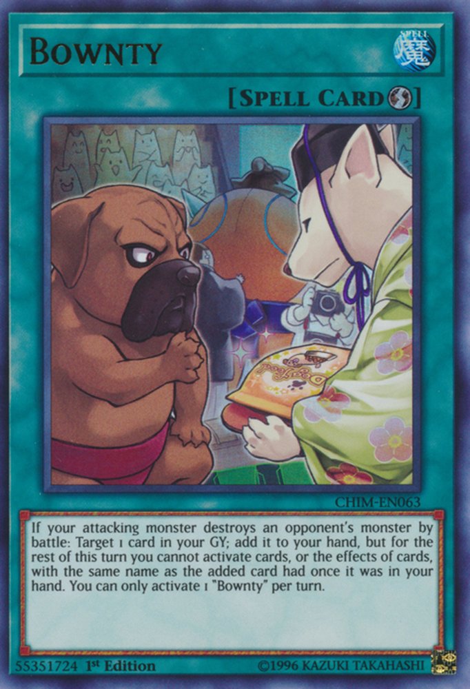 CHIM-EN063 - Bownty - Ultra Rare - 1st Edition