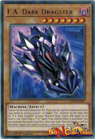F.A. Dark Dragster - FLOD-EN087 - Rare - 1st Edition