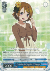 LL/EN-W01-092 R “Let´s Go Out Together ” Hanayo