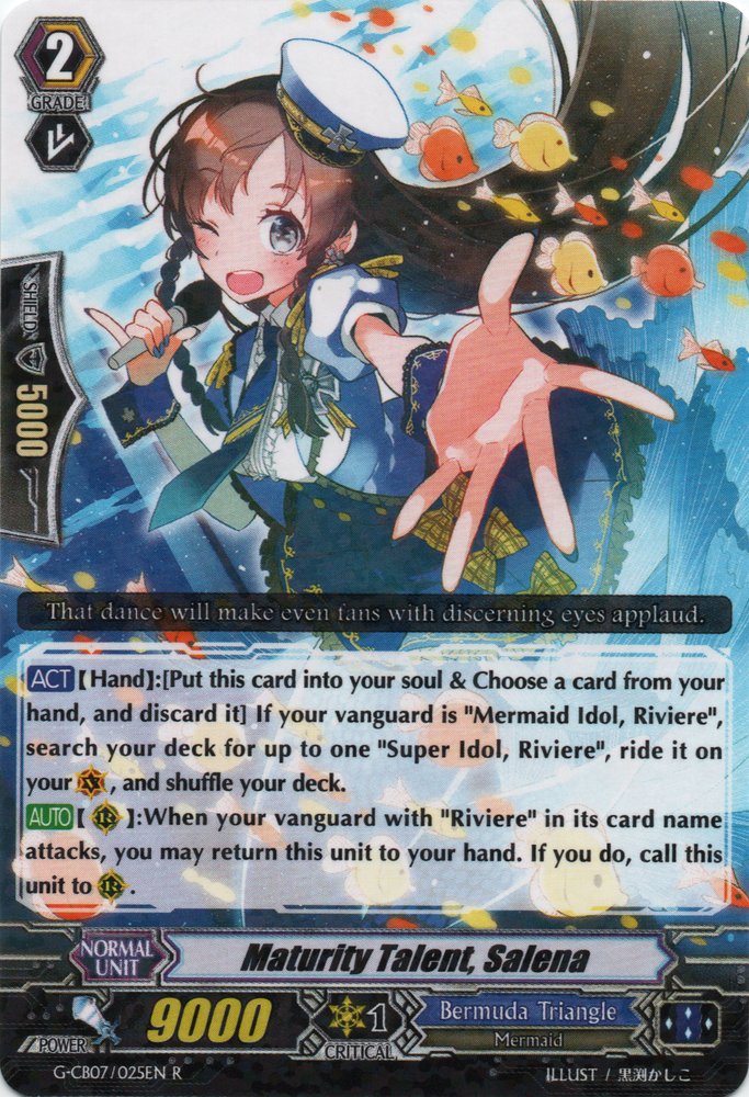 Maturity Talent, Salena - G-CB07/025EN - R