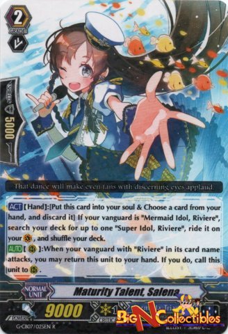 Maturity Talent, Salena - G-CB07/025EN - R