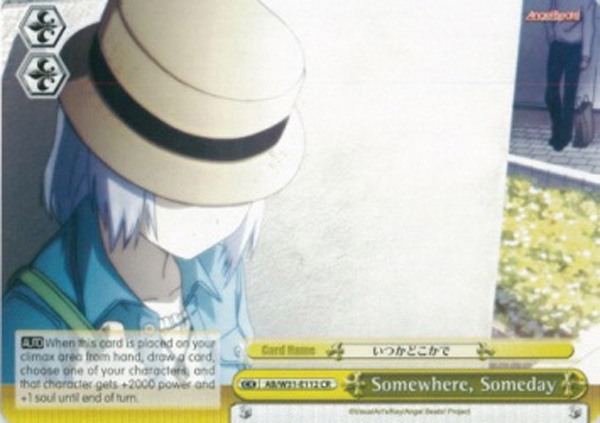Somewhere, Someday - AB/W31-E112 - CR