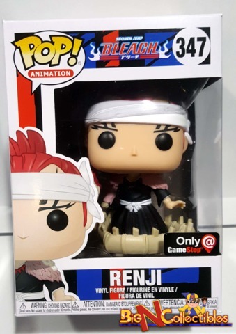 Funko Pop! Animation - Bleach - Renji Bankai #347 Exclusive Vaulted