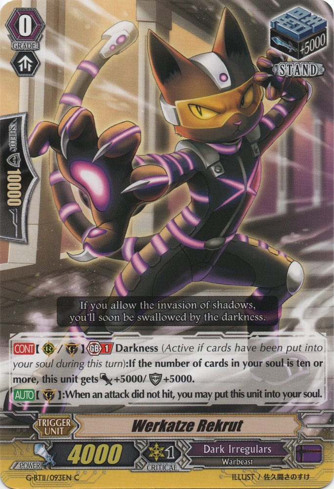 Werkatze Rekrut - G-BT11/093EN - C