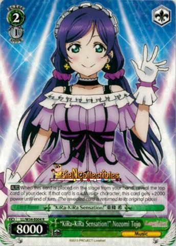 KiRa-KiRa Sensation! Nozomi Tojo - LL/W34-E004 - R