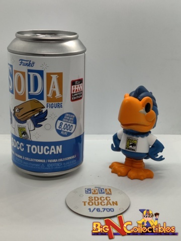 Funko Soda SDCC Toucan LE 8,000pcs 2021 SDCC Shared Sticker