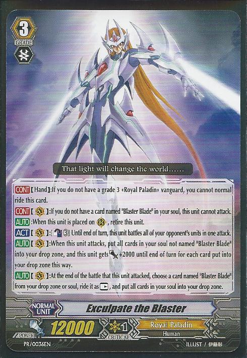 PR/0036EN Exculpate the Blaster - Promo (PR)