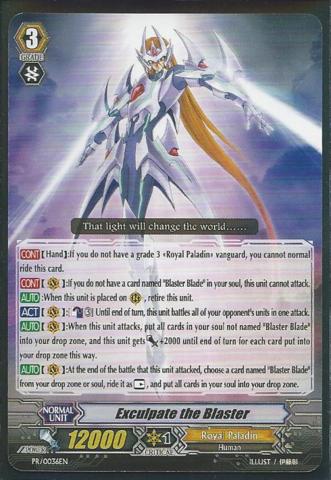 PR/0036EN Exculpate the Blaster - Promo (PR)