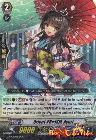Orient-PRISM, Ayari - G-CB05/025EN - R