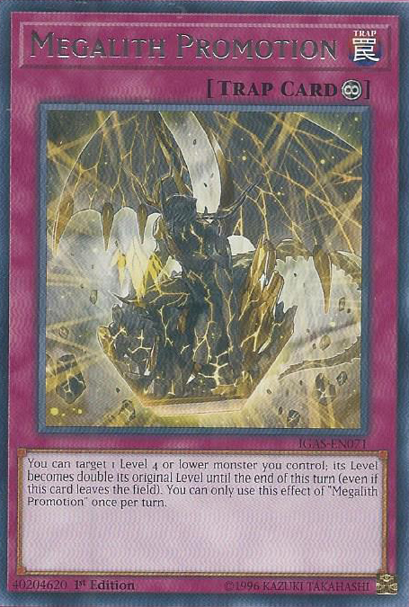 IGAS-EN071 - Megalith Promotion - Rare - 1st Edition