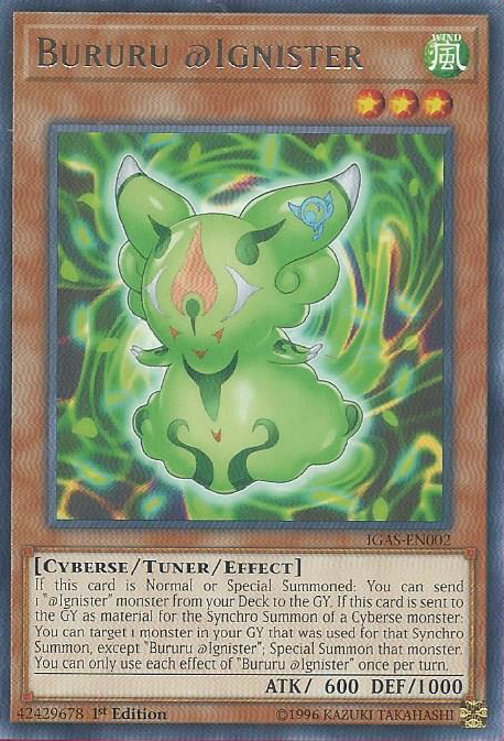 IGAS-EN002 - Bururu @Ignister - Rare - 1st Edition