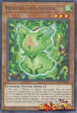 IGAS-EN002 - Bururu @Ignister - Rare - 1st Edition