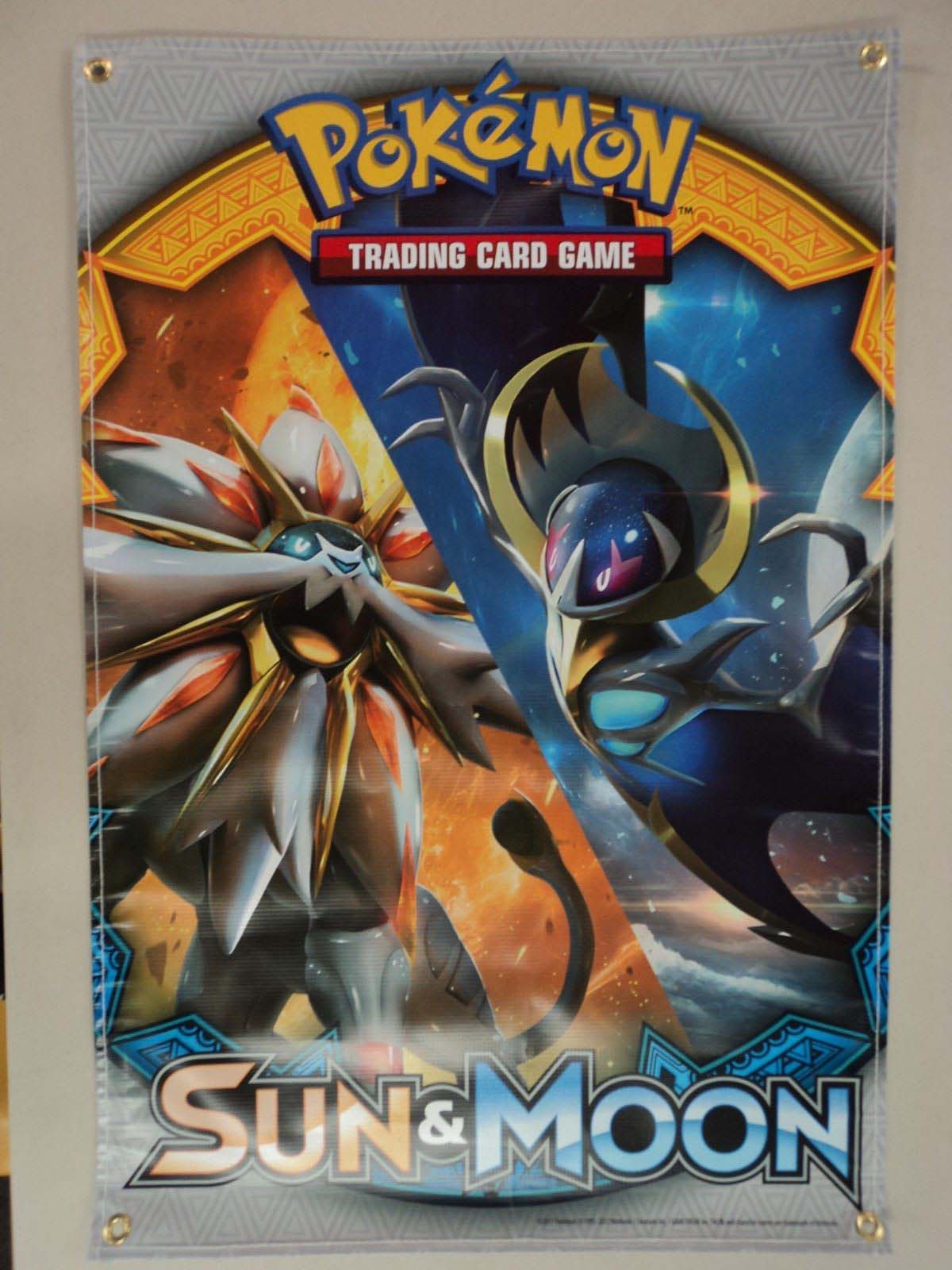 Pokemon Sun & Moon Vinyl Promo Banner 36x24